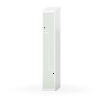 Novis Z garderobeskab skrå topplade 2 rum B30 cm