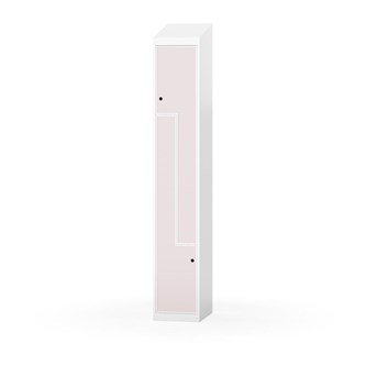 Novis Z garderobeskab skrå topplade 2 rum B30 cm
