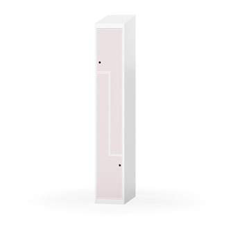Novis Z garderobeskab skrå topplade 2 rum B30 cm