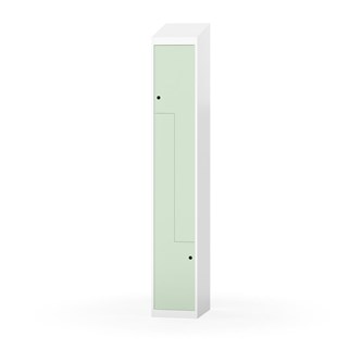 Novis Z garderobeskab skrå topplade 2 rum B30 cm