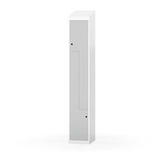 Novis Z garderobeskab skrå topplade 2 rum B30 cm