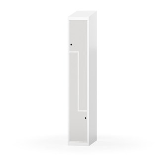 Novis Z garderobeskab skrå topplade 2 rum B30 cm