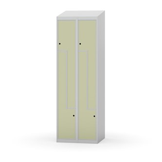 Novis Z garderobeskab skrå topplade 4 rum B60 cm