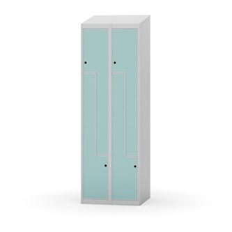 Novis Z garderobeskab skrå topplade 4 rum B60 cm
