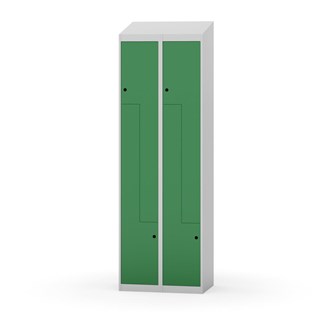 Novis Z garderobeskab skrå topplade 4 rum B60 cm