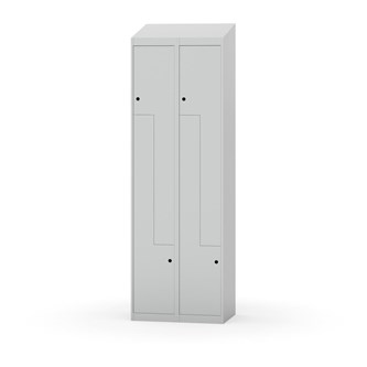 Novis Z garderobeskab skrå topplade 4 rum B60 cm
