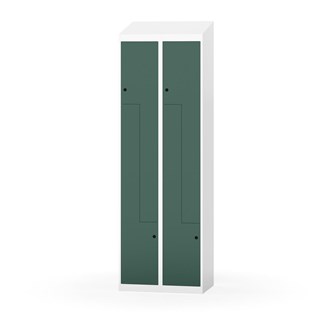 Novis Z garderobeskab skrå topplade 4 rum B60 cm
