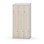 Novis Z garderobeskab skrå topplade 6 rum B90 cm