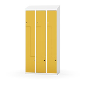 Novis Z garderobeskab skrå topplade 6 rum B90 cm