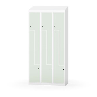 Novis Z garderobeskab skrå topplade 6 rum B90 cm