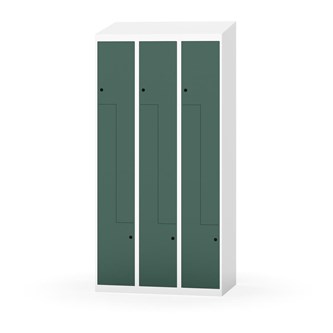 Novis Z garderobeskab skrå topplade 6 rum B90 cm