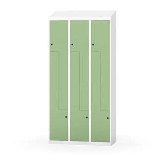Novis Z garderobeskab skrå topplade 6 rum B90 cm