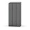 Novis Z garderobeskab skrå topplade 6 rum B90 cm