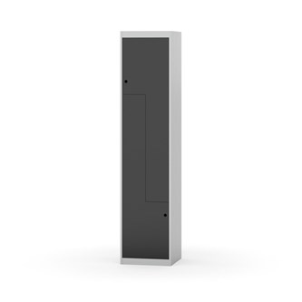 Novis Z garderobeskab lige topplade 2 rum B40 cm