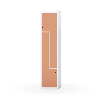 Novis Z garderobeskab lige topplade 2 rum B40 cm