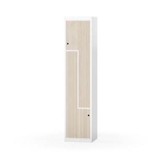 Novis Z garderobeskab lige topplade 2 rum B40 cm