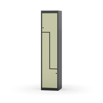 Novis Z garderobeskab lige topplade 2 rum B40 cm