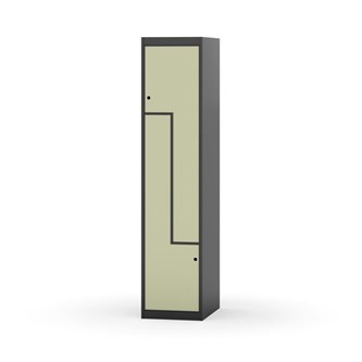 Novis Z garderobeskab lige topplade 2 rum B40 cm
