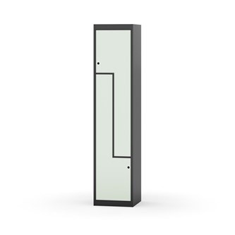 Novis Z garderobeskab lige topplade 2 rum B40 cm