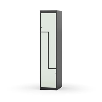 Novis Z garderobeskab lige topplade 2 rum B40 cm