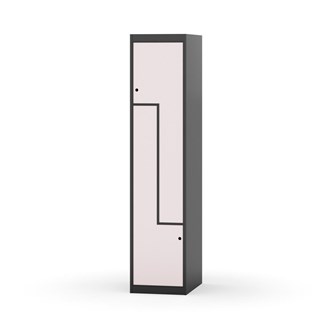Novis Z garderobeskab lige topplade 2 rum B40 cm