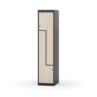 Novis Z garderobeskab lige topplade 2 rum B40 cm