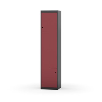 Novis Z garderobeskab lige topplade 2 rum B40 cm