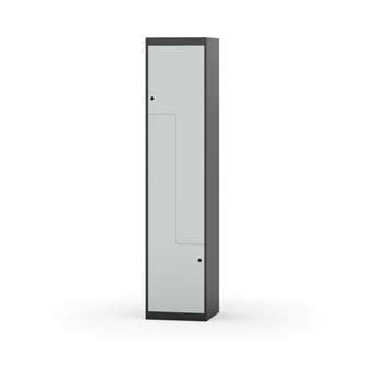 Novis Z garderobeskab lige topplade 2 rum B40 cm