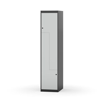 Novis Z garderobeskab lige topplade 2 rum B40 cm