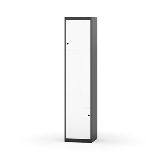 Novis Z garderobeskab lige topplade 2 rum B40 cm