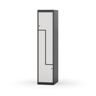 Novis Z garderobeskab lige topplade 2 rum B40 cm