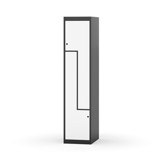 Novis Z garderobeskab lige topplade 2 rum B40 cm