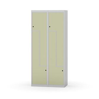 Novis Z garderobeskab lige topplade 4 rum B80 cm
