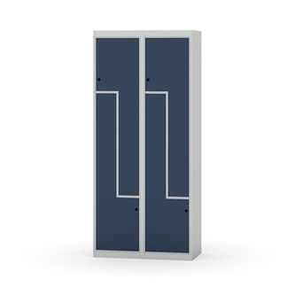 Novis Z garderobeskab lige topplade 4 rum B80 cm