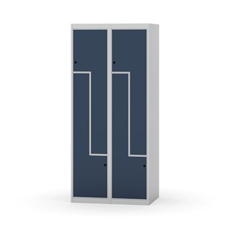 Novis Z garderobeskab lige topplade 4 rum B80 cm