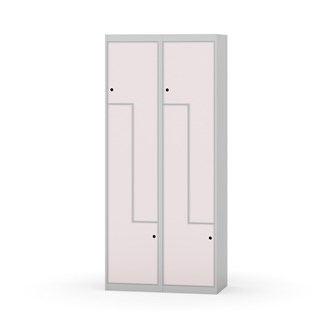 Novis Z garderobeskab lige topplade 4 rum B80 cm