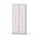 Novis Z garderobeskab lige topplade 4 rum B80 cm