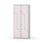 Novis Z garderobeskab lige topplade 4 rum B80 cm