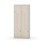 Novis Z garderobeskab lige topplade 4 rum B80 cm