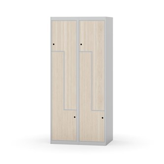 Novis Z garderobeskab lige topplade 4 rum B80 cm