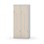 Novis Z garderobeskab lige topplade 4 rum B80 cm