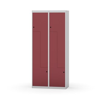 Novis Z garderobeskab lige topplade 4 rum B80 cm
