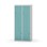 Novis Z garderobeskab lige topplade 4 rum B80 cm
