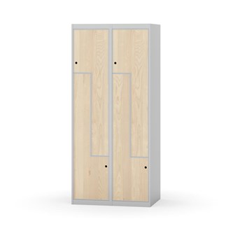 Novis Z garderobeskab lige topplade 4 rum B80 cm