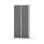 Novis Z garderobeskab lige topplade 4 rum B80 cm