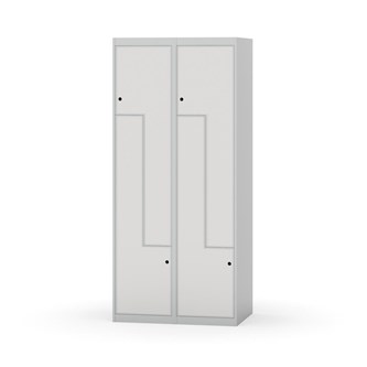 Novis Z garderobeskab lige topplade 4 rum B80 cm