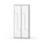 Novis Z garderobeskab lige topplade 4 rum B80 cm