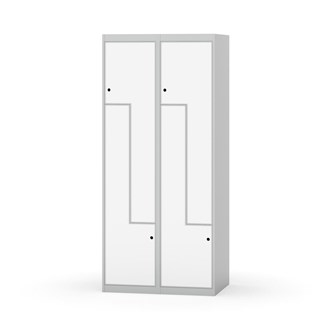 Novis Z garderobeskab lige topplade 4 rum B80 cm