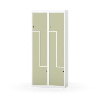 Novis Z garderobeskab lige topplade 4 rum B80 cm