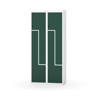 Novis Z garderobeskab lige topplade 4 rum B80 cm
